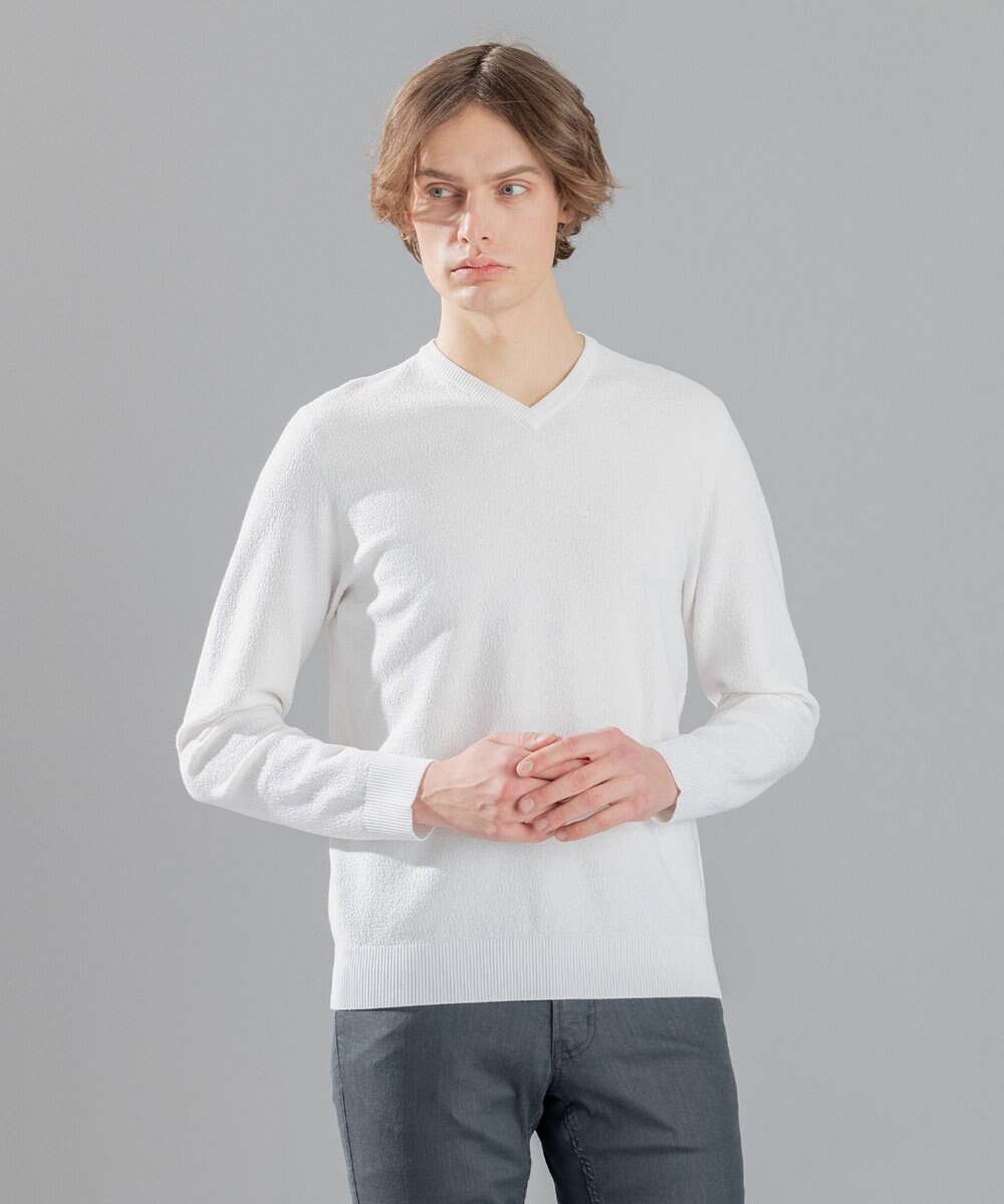 JOSEPH HOMME ライトアムンゼン　Vネックニット 