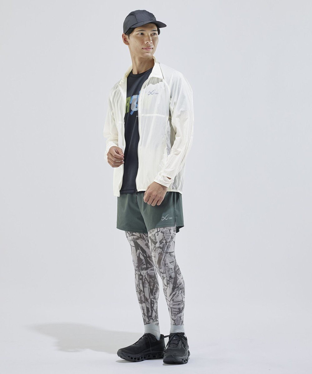 CW-X 【UNISEX】 CW-X ウインドブレーカー 上下開きファスナー スポーツウェア 長袖 ハイネック ユニセックス DWR599 /ワコール 