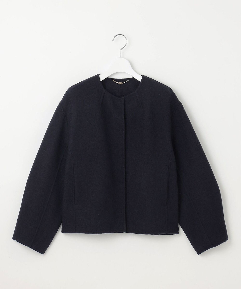 自由区 S ライトリバーノーカラー ジャケット 