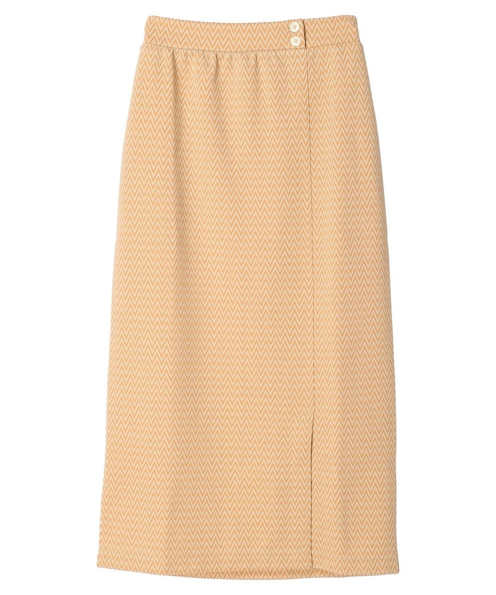 earth music&ecology シェブロン柄タイトスカート 