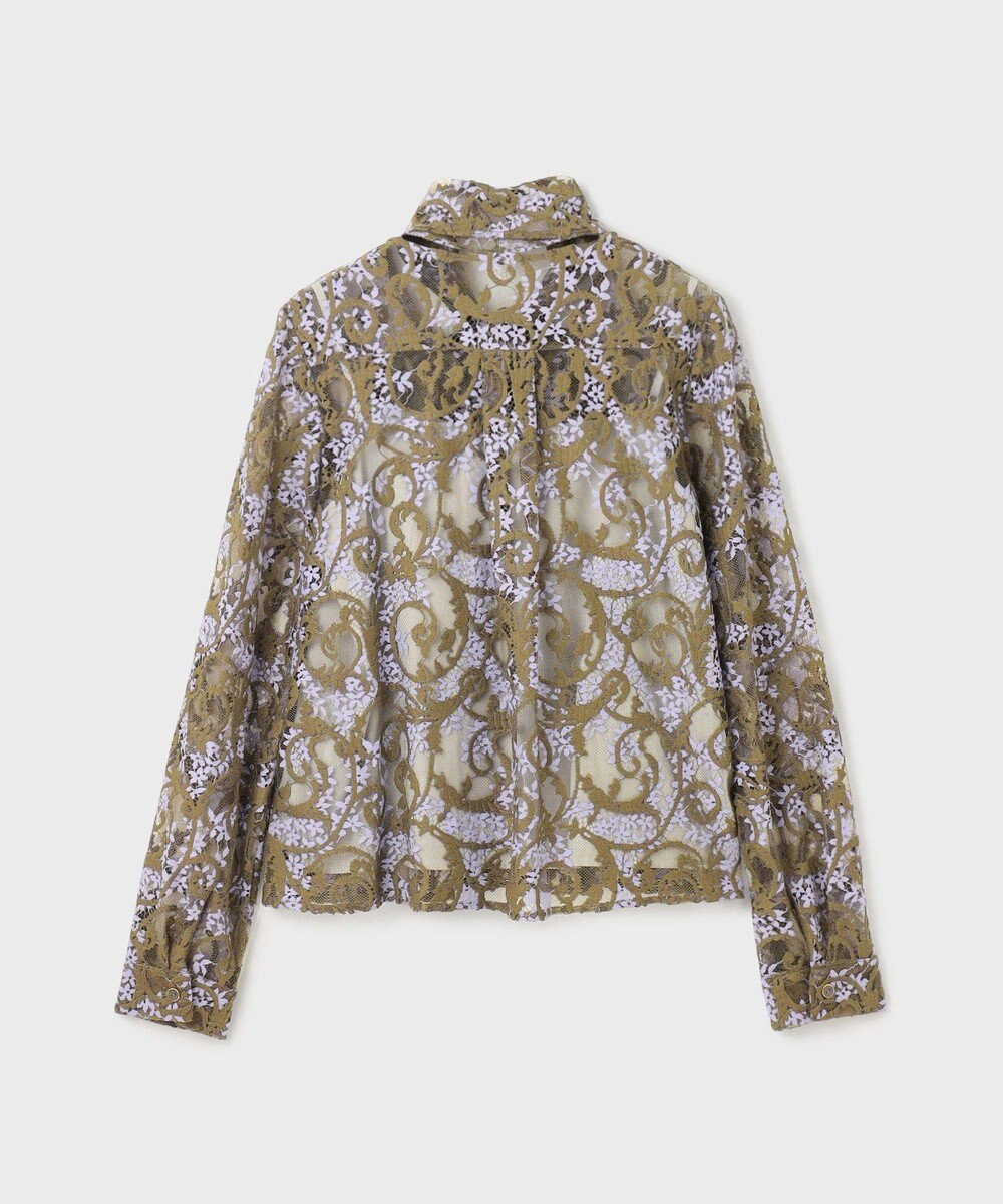 GRACE CONTINENTAL ボウタイ付レースブラウス 