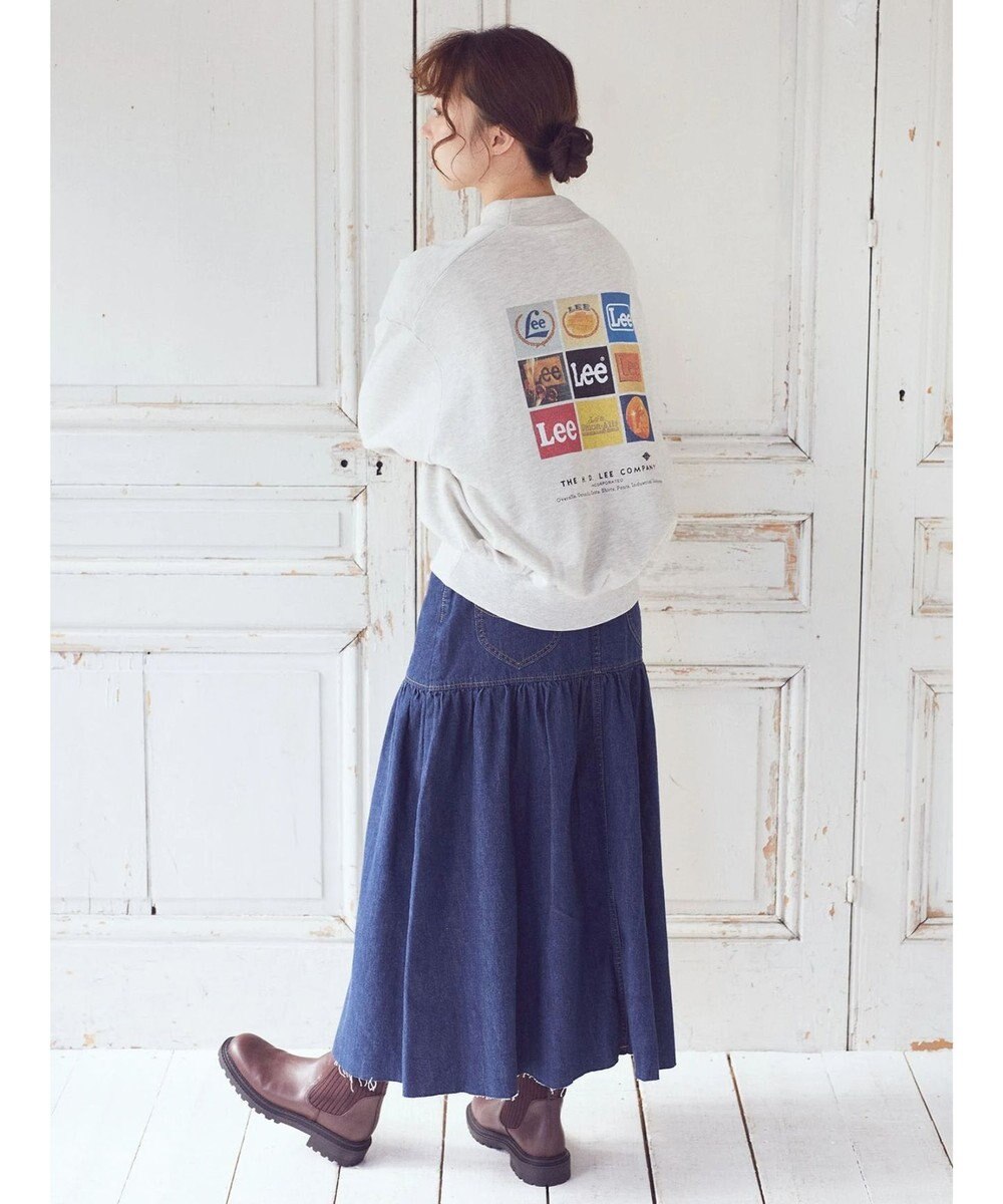 earth music&ecology Ｌｅｅ×ｅ．ｍ．ａ．ｅ．デニムフリルスカート 