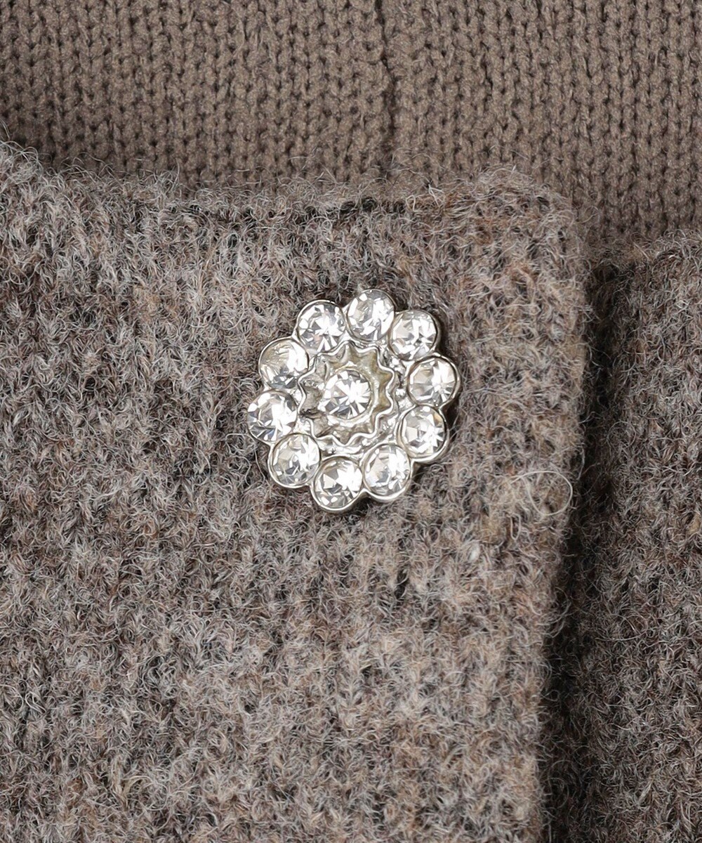 組曲 【WEB限定】プレーティングニットアウタージレ 