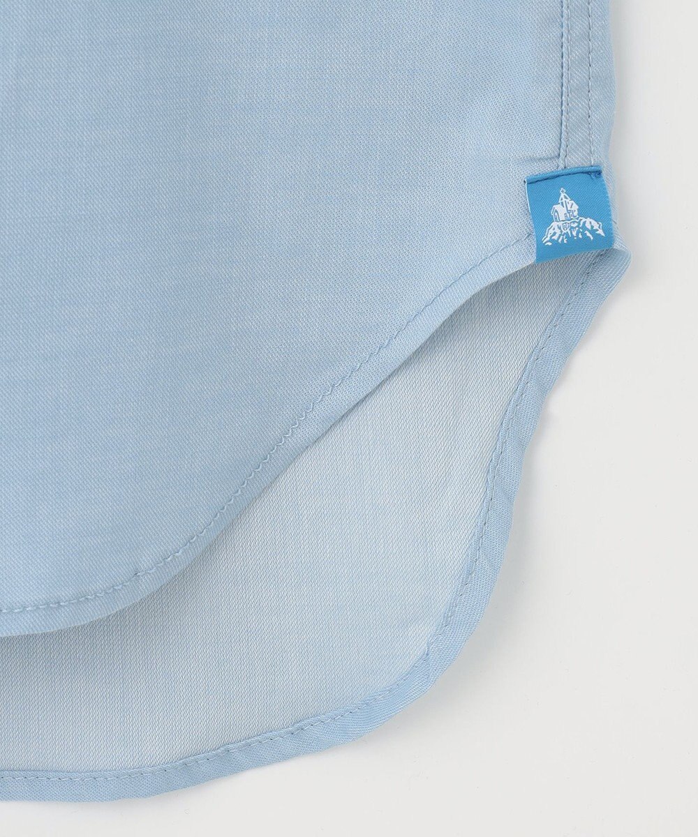 SHARE PARK MENS 【UVカット・撥水・ストレッチ】イージーデニムレギュラーカラーシャツ 