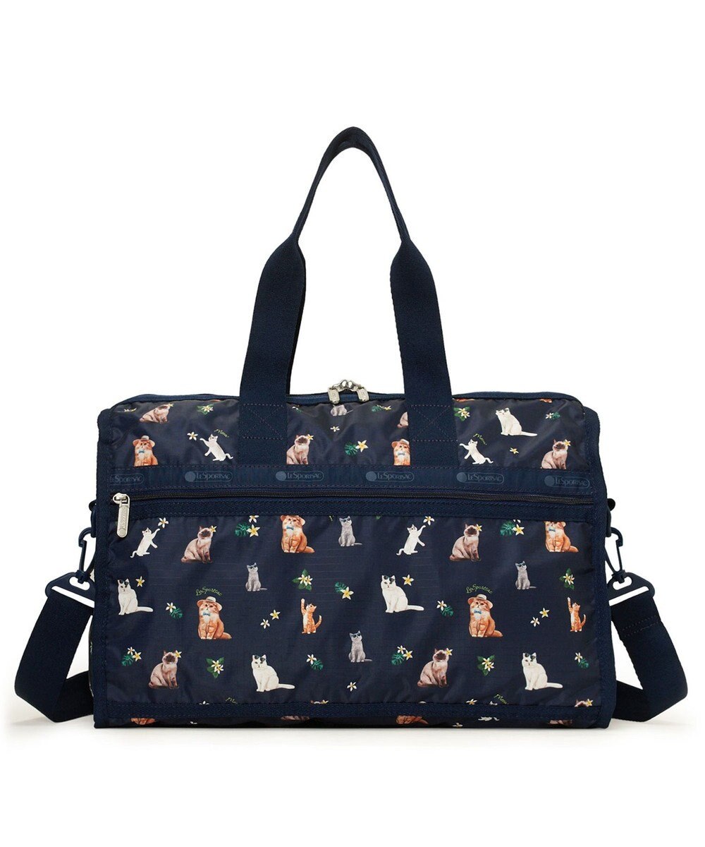LeSportsac DELUXE MED WEEKENDER/トロピカルミャオキャット 