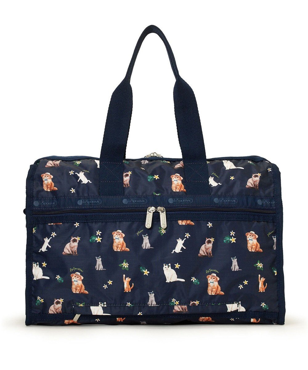 LeSportsac DELUXE MED WEEKENDER/トロピカルミャオキャット 