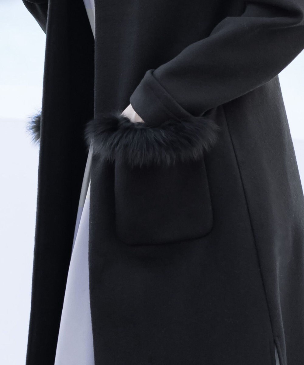 Tiaclasse 【2WAY】さらっと羽織れるFOXファーコート 