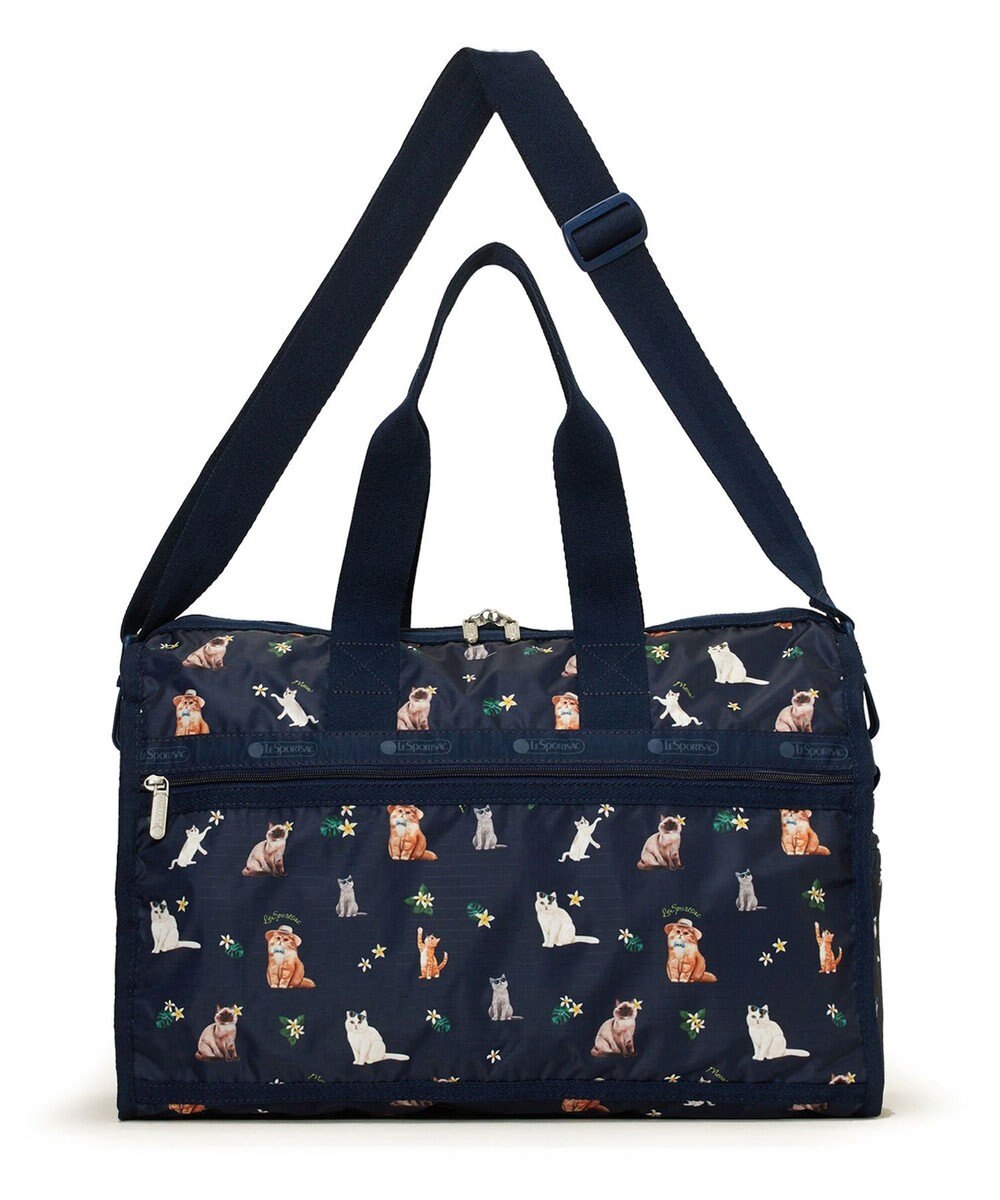 LeSportsac DELUXE MED WEEKENDER/トロピカルミャオキャット 
