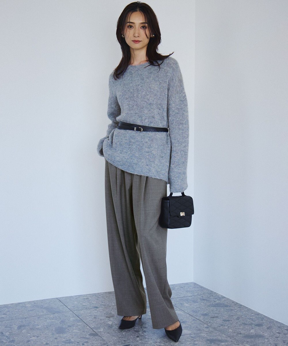 23区 S ブラッシュドアルパカ ニット 