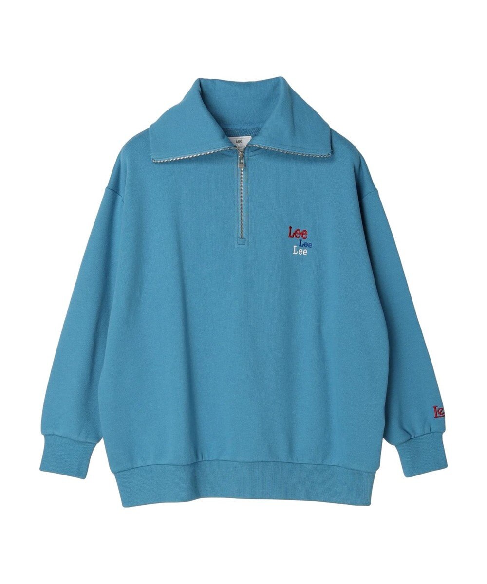 earth music&ecology Ｌｅｅ×ｅ．ｍ．ａ．ｅ．　ハーフジップ刺繍スウェット 