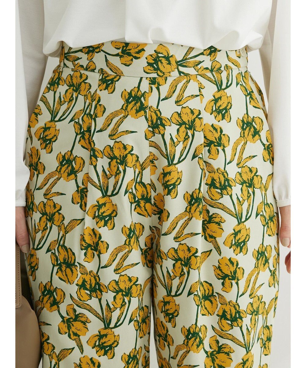 Green Parks Ｂ．レーヨン混プリントパンツ 