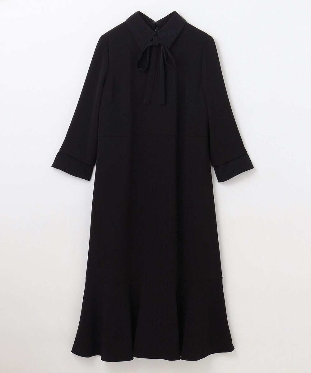 GRACE CONTINENTAL ダブルクロスドレス 