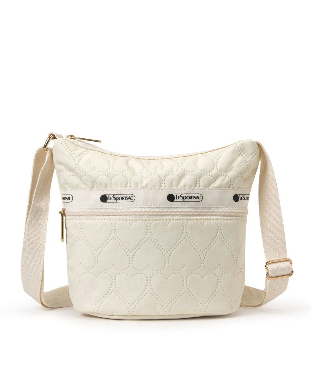 LeSportsac MINI BUCKET SHOULDER BAG/エクリュハートデボス 