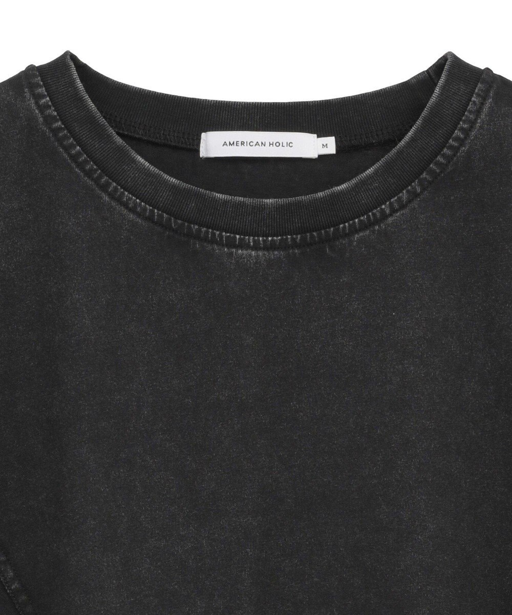 AMERICAN HOLIC ドロストピグメントショートＴシャツ 
