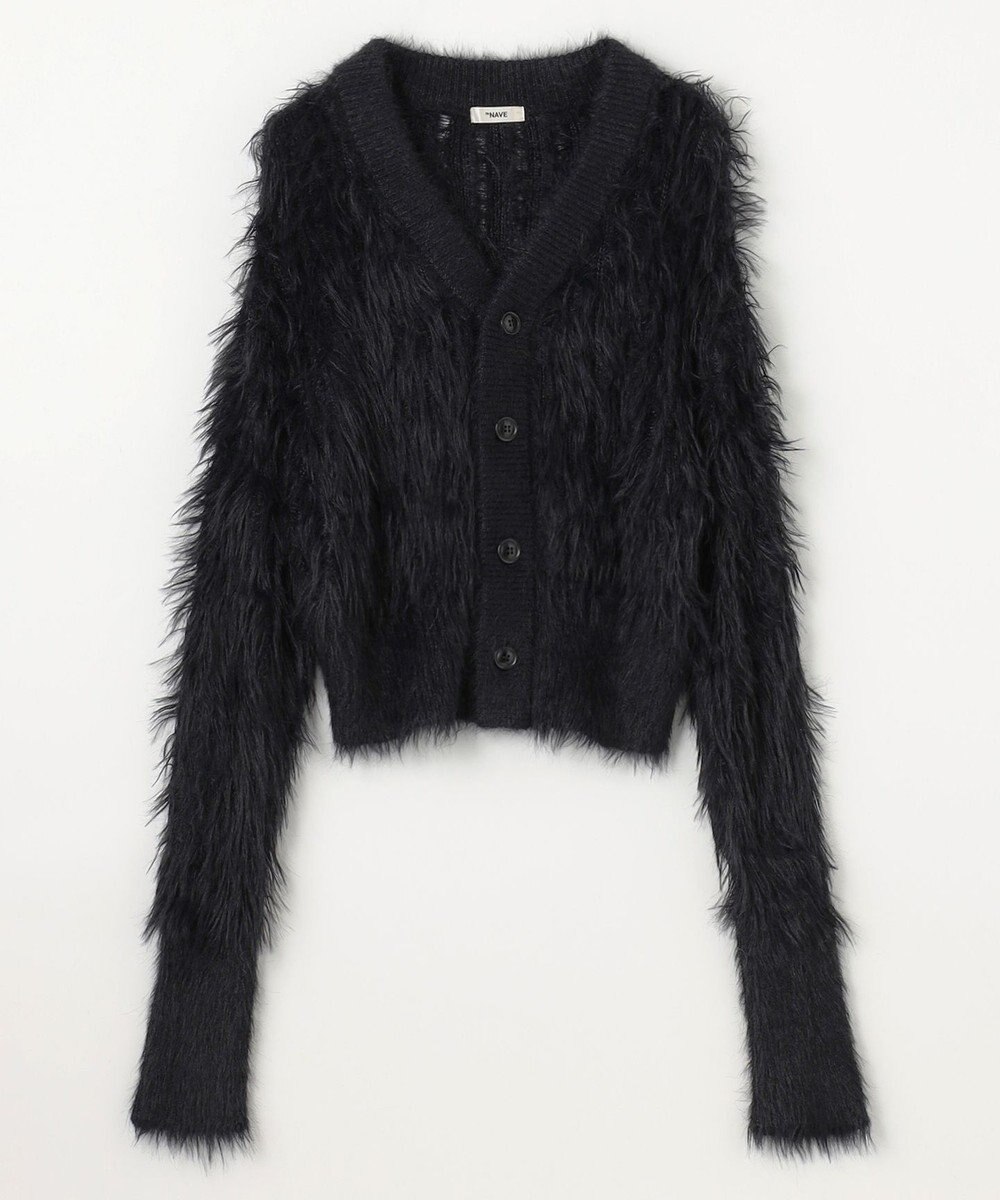 NAVE 【ReNAVE・洗える】メルティーシャギーニット カーディガン 