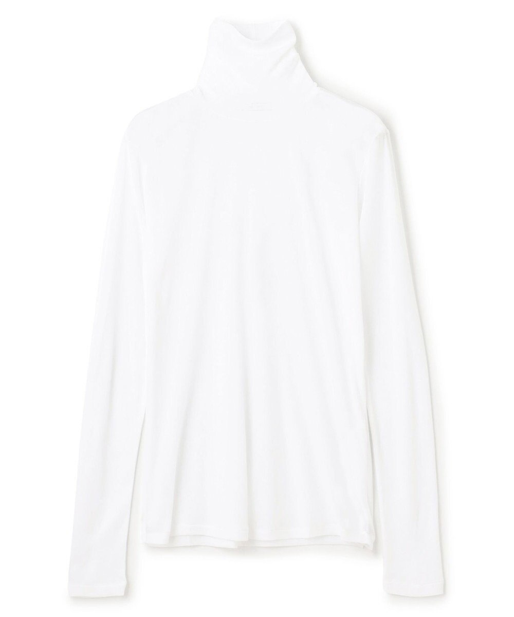 BEIGE， SORE / コットンシアーハイネックカットソー 