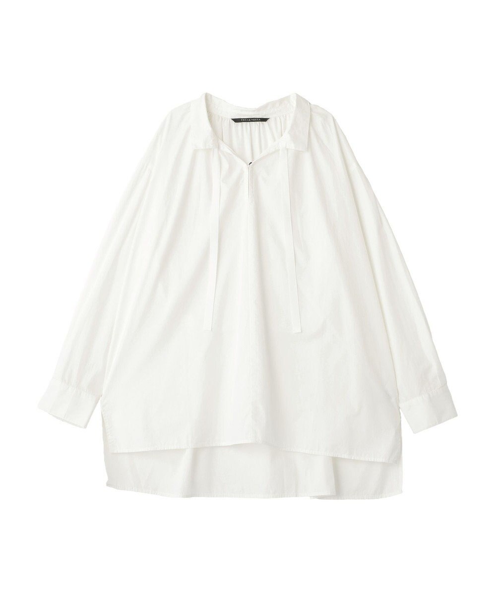 YECCA VECCA タイプライタースキッパーオーバーシャツ 