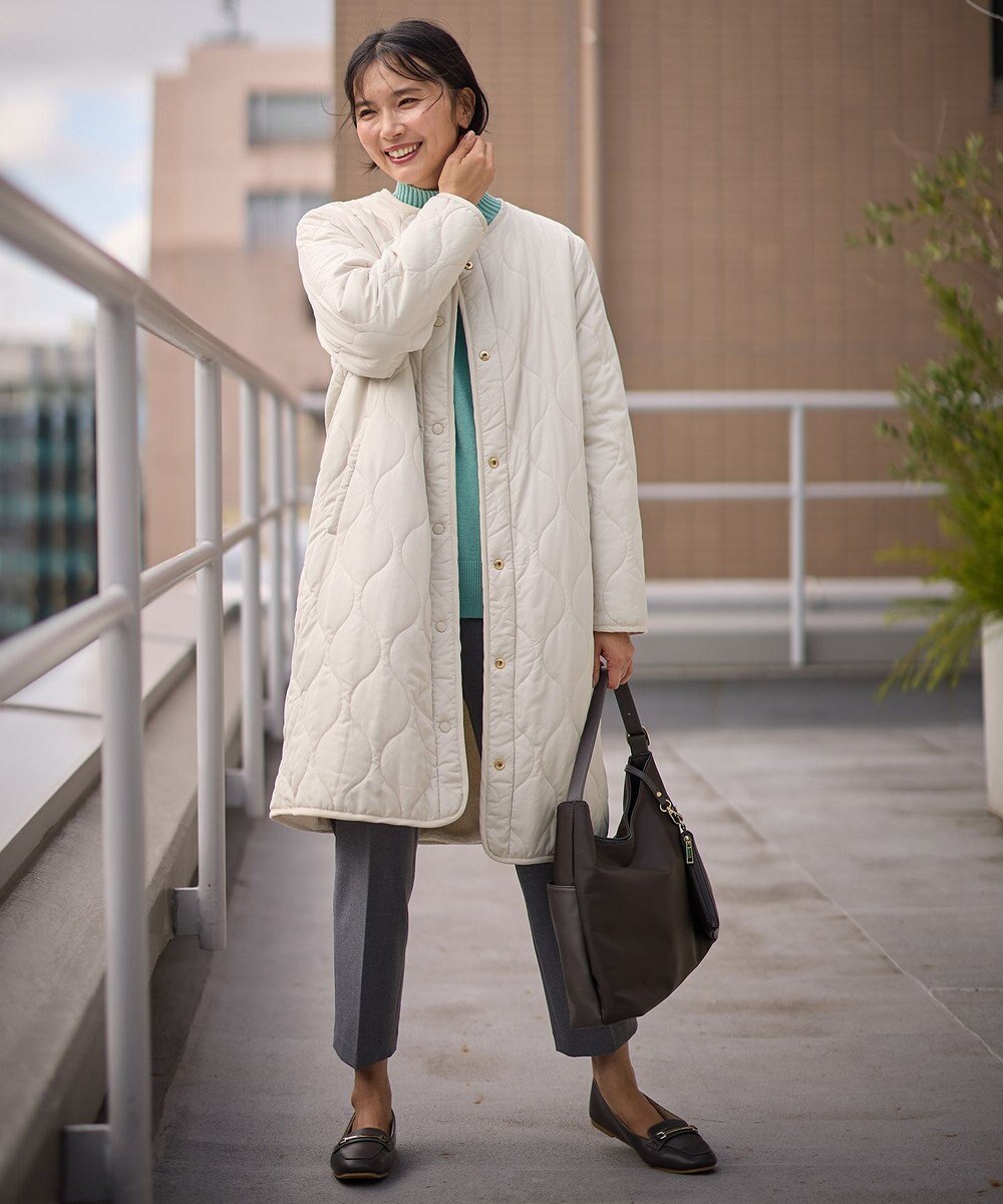 ANY 【洗濯機可/ストレッチ/ウエストゴム/裏起毛】マルチファンクションストレッチテーパードパンツ 