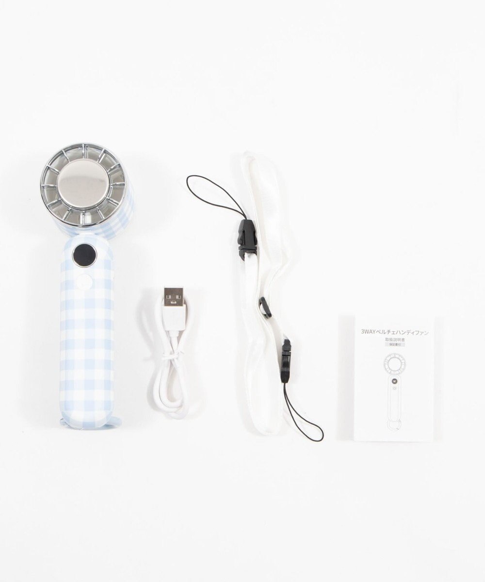 WEGO 【暑さ対策】3WAYペルチェハンディファン 