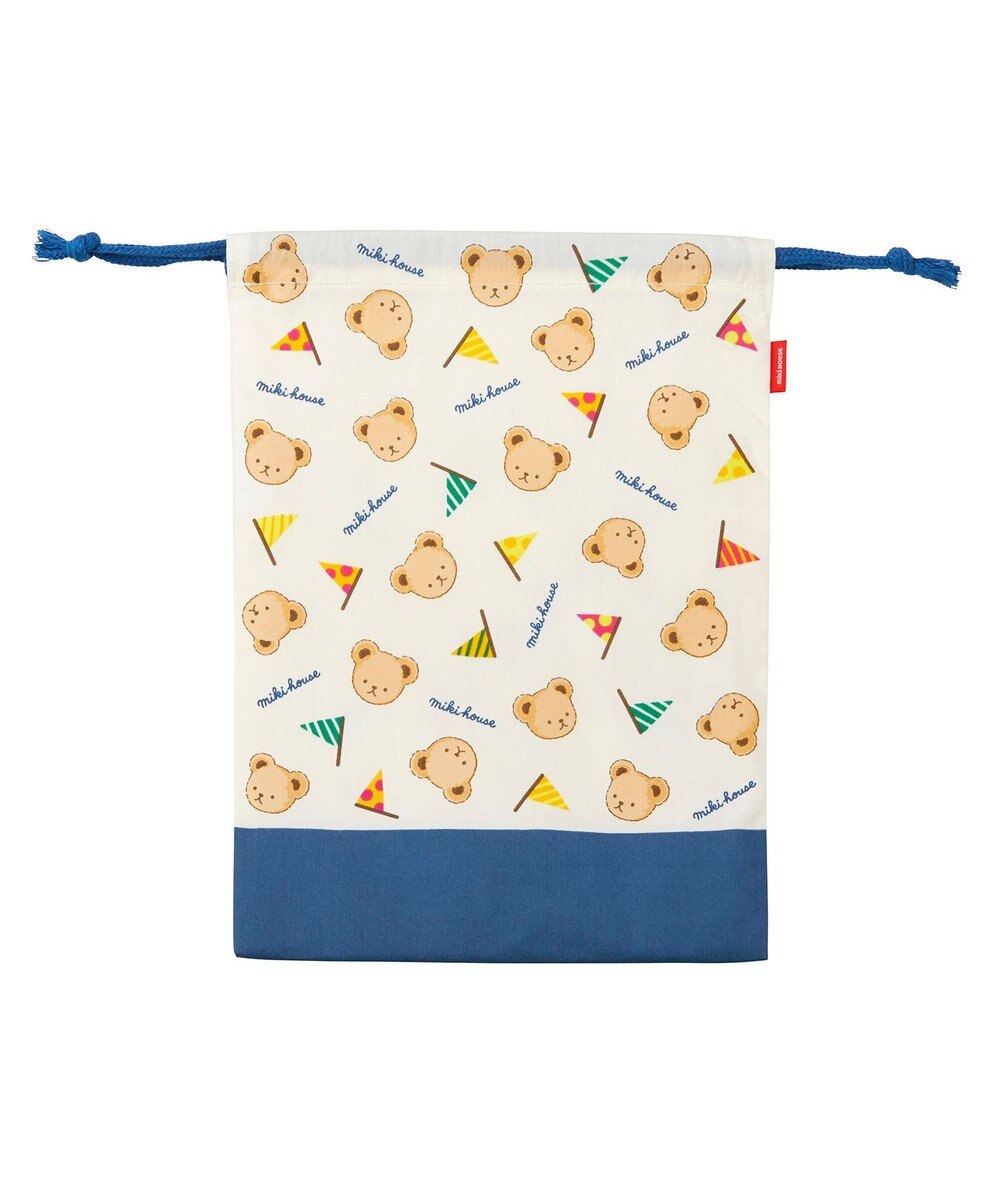 MIKI HOUSE HOT BISCUITS 【ミキハウス】 ミキハウスベア 巾着袋 