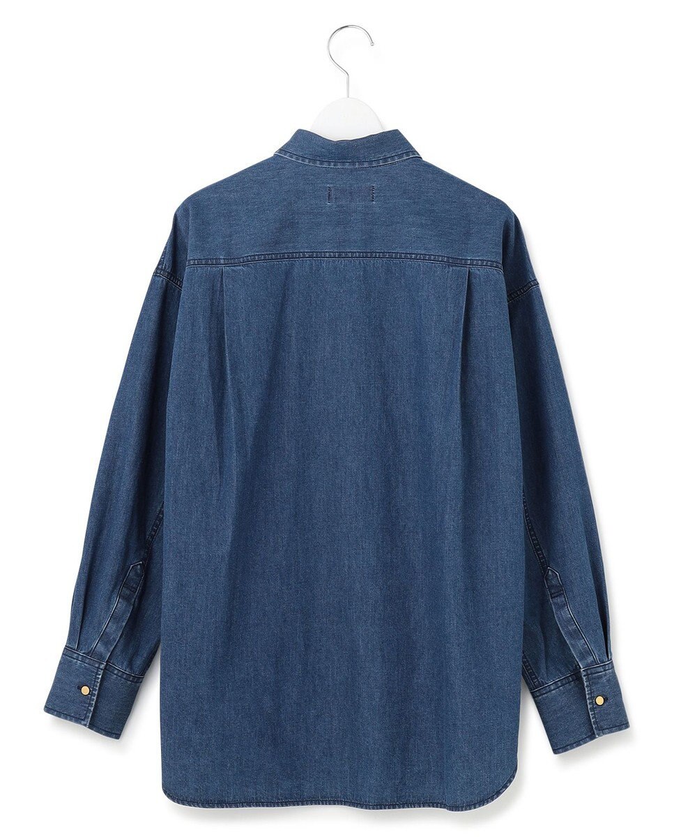 23区 【洗える】ライトダンガリー 2WAY シャツ 