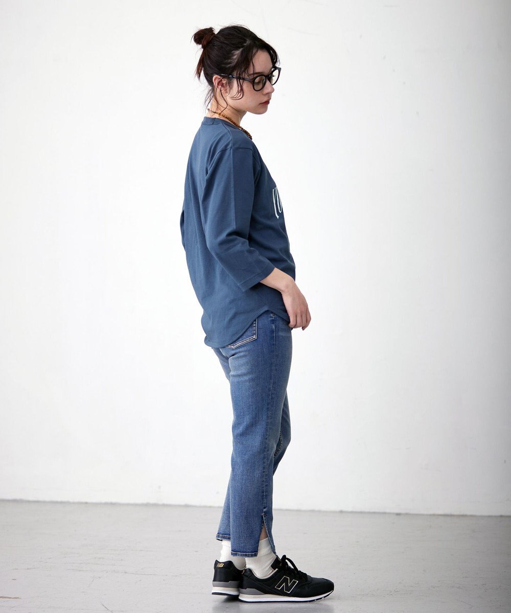 J.PRESS YORK STREET 【UNISEX】センターアーチロゴTシャツ 