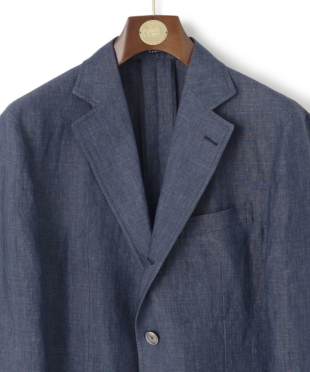 J.PRESS MEN 【WEB・一部店舗限定】リネンキャンブリック ジャケット 
