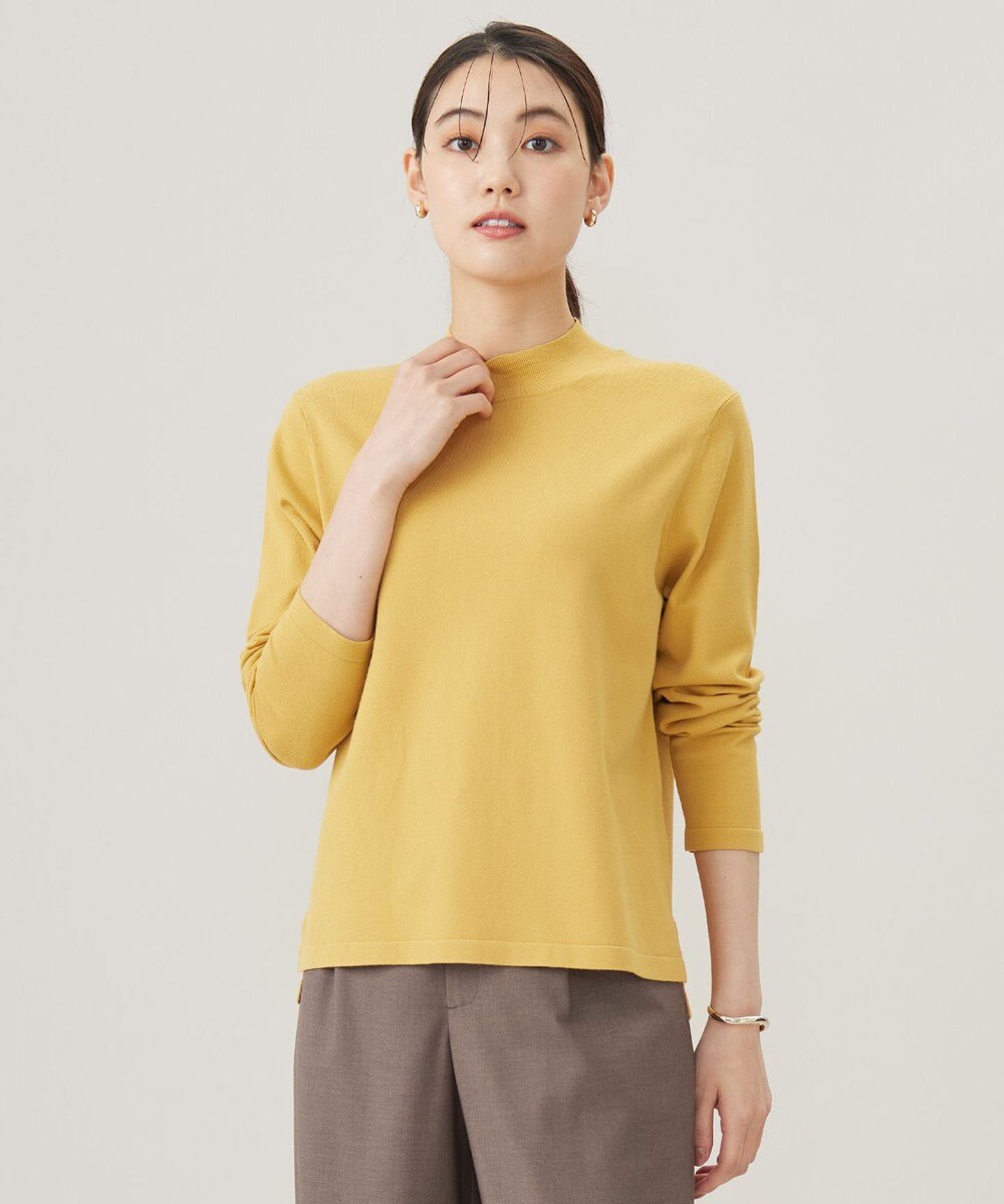 J.PRESS LADIES L 【洗える】PRINCE ハイネック ニット 