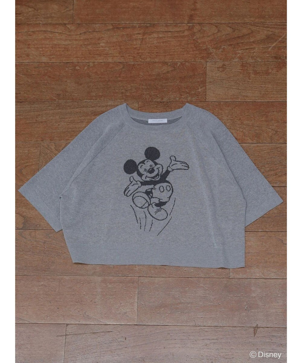 Green Parks ミッキーフレンド／五分袖ジャガードプルオーバー 