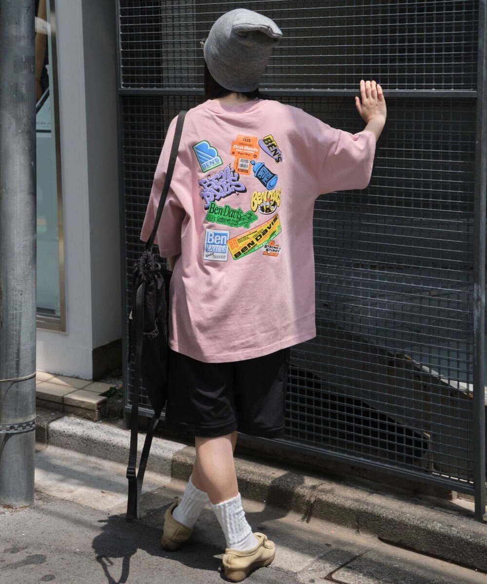 WEGO 【ユニセックス着用ITEM/SMLサイズ展開】別注BENDAVISクールタッチグラフィックT（SS） 