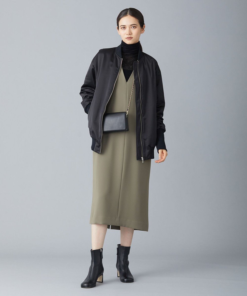 ICB 【洗える】シアーウール タートルニット 