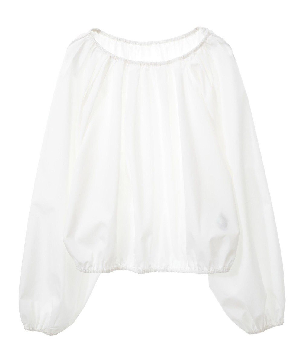 AMERICAN HOLIC イージーケアオフショルダーギャザーブラウス 