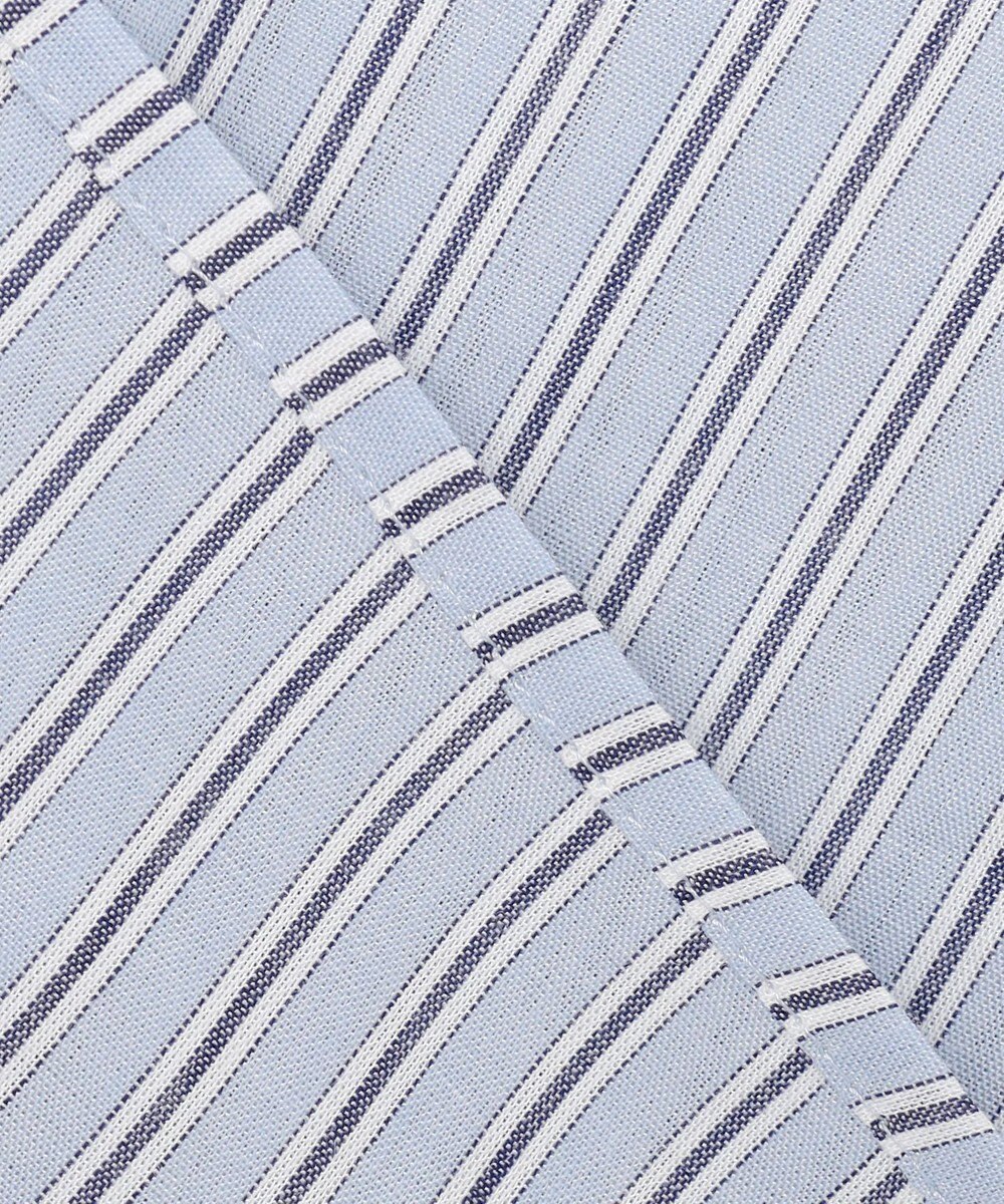 #Newans 【金子綾さんインスタライブご紹介アイテム】マルチストライプノースリーブシャツ 