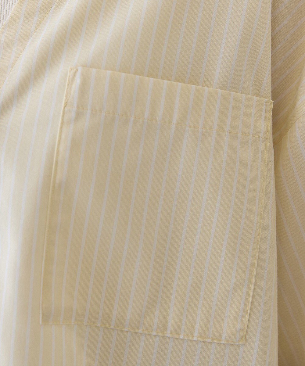 AMERICAN HOLIC 【イージーケア】ストライプVネックシャツ 