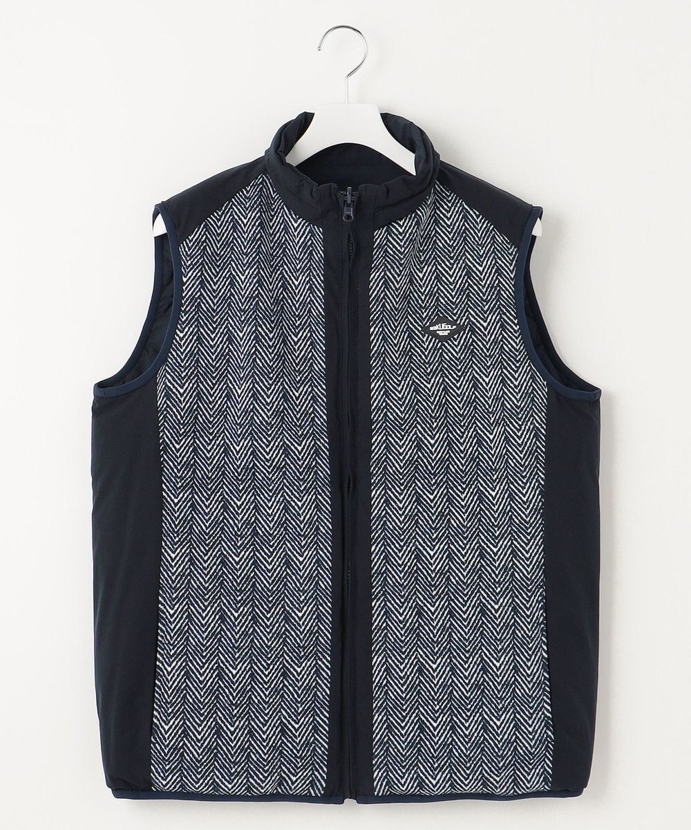 23区GOLF 両面使える【MEN/キングサイズ】リバーシブル ダウンベスト 