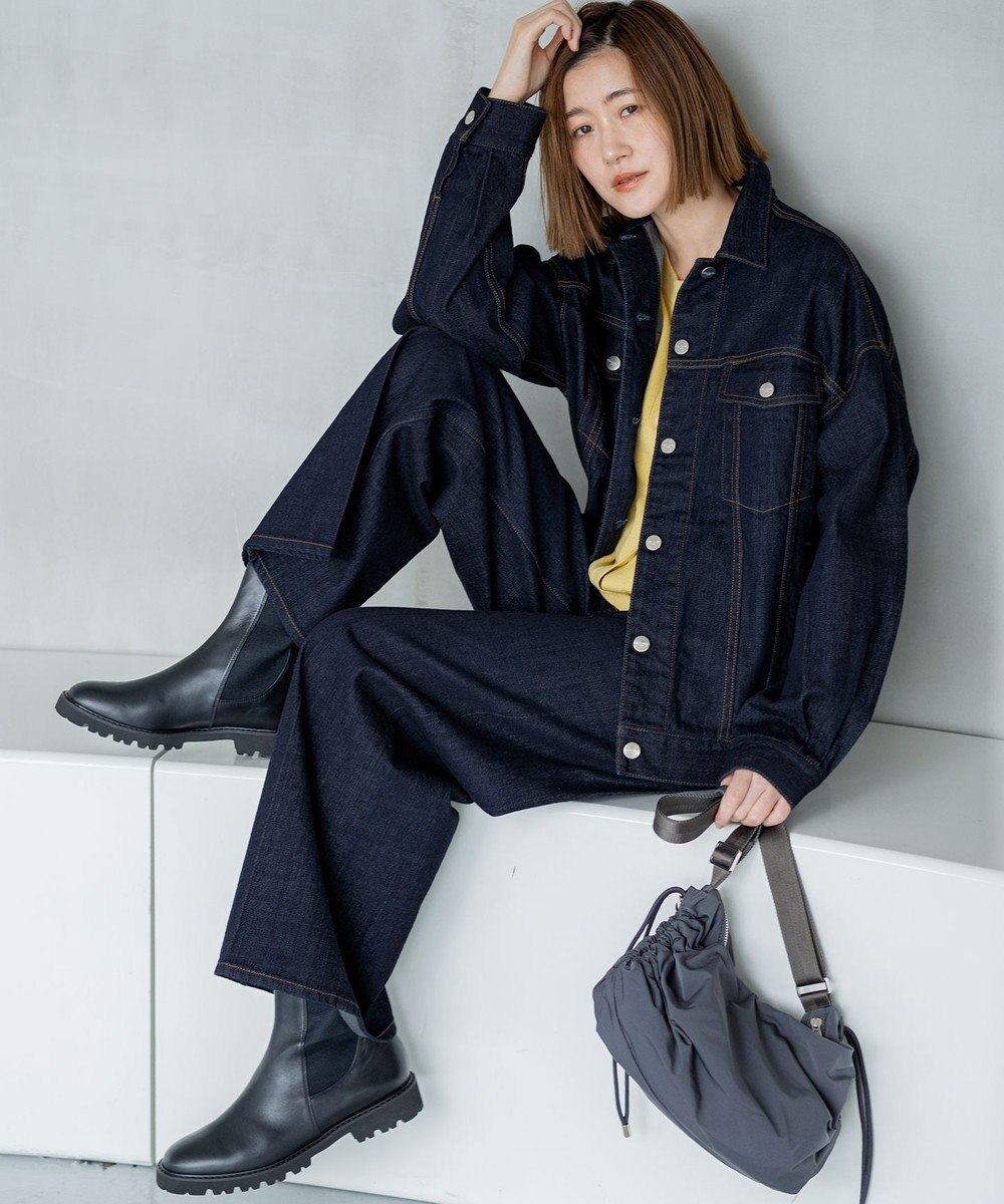 23区 【撥水加工/WEB&一部店舗限定カラーあり】ドロ－ストリング ショルダーバッグ 