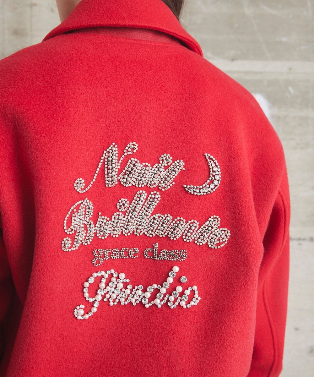 GRACE CONTINENTAL バーシティembジャケット 