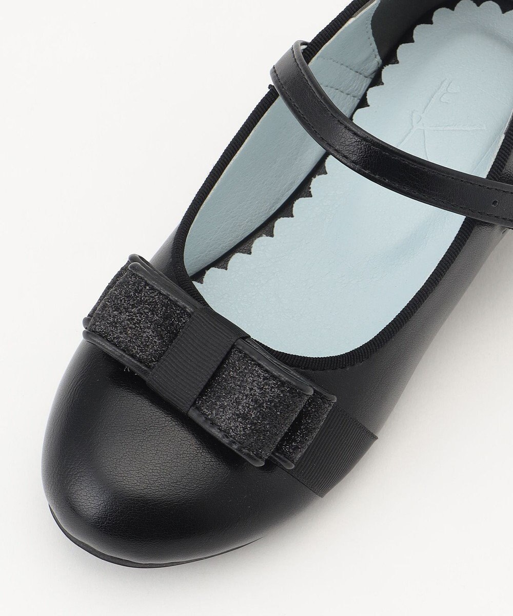 組曲 KIDS 【18-24㎝】かんたんストラップ バレエシューズ 