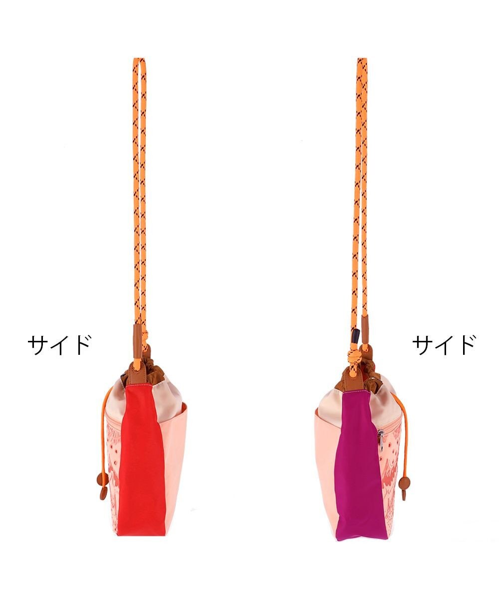 tsumori chisato CARRY スカラップレース ショルダーバッグ 【おしゃれな刺繍＆スポーティーな雰囲気をミックス】 