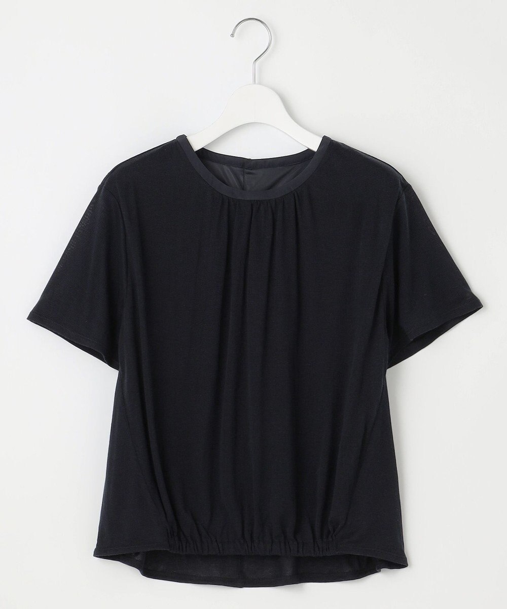 J.PRESS LADIES S 【洗える】ミラノ風天竺シアー カットソー 