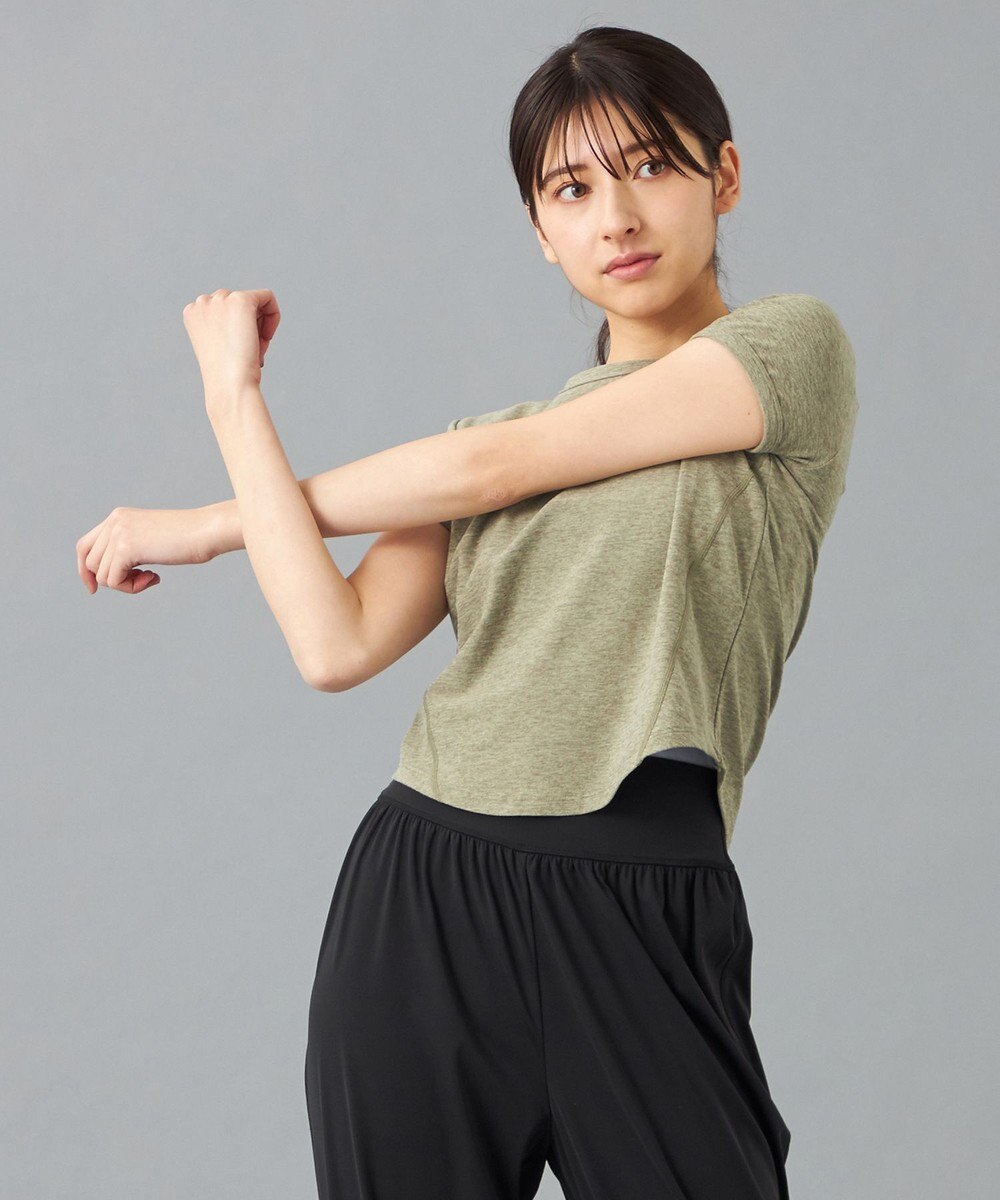 Chacott Chacott BALANCE PeachMoku コンパクトTシャツ 