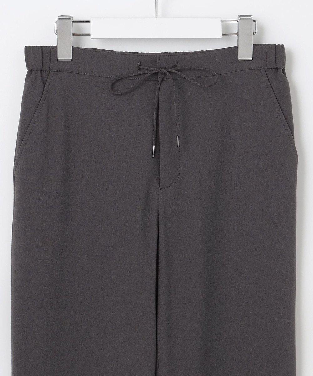 J.PRESS LADIES 【洗える】PLAIN WEAVE トロ  テーパード パンツ 