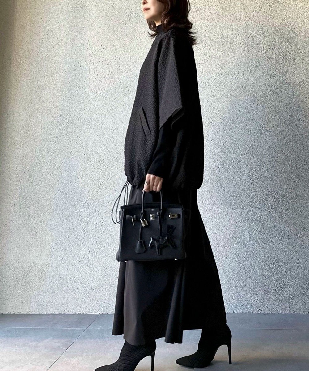 Green Parks AnriettMusee フロントジップジャガードブルゾン 