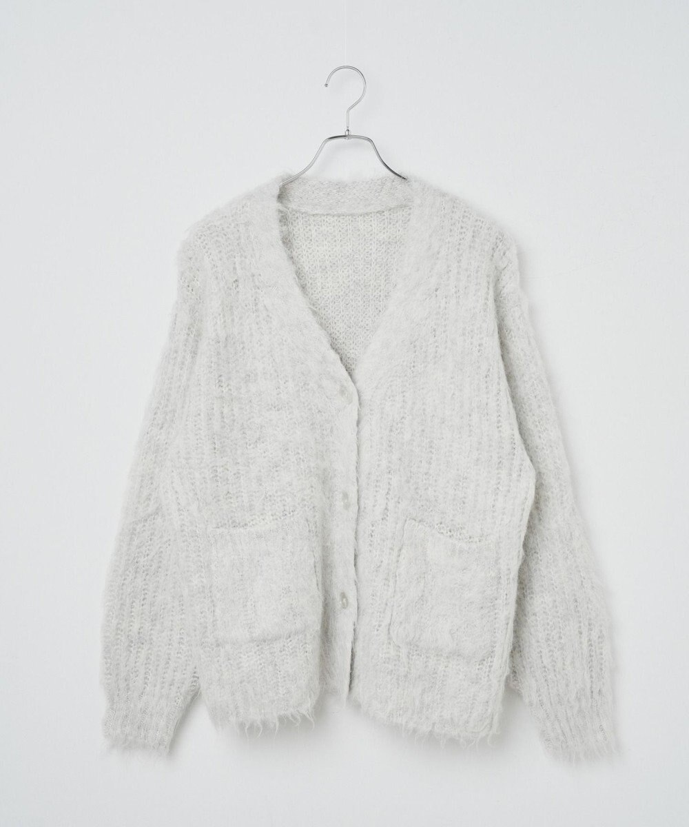 WEGO 【軽量】ブラッシュニットBIGカーディガン 