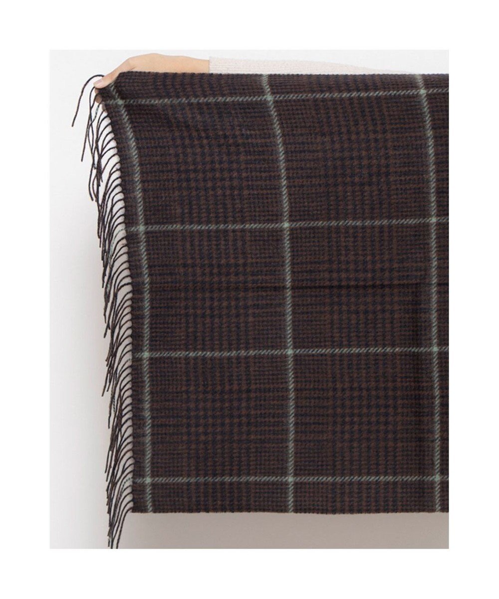 UNBILLION カシュネ cache nez / ウールチェックストール 