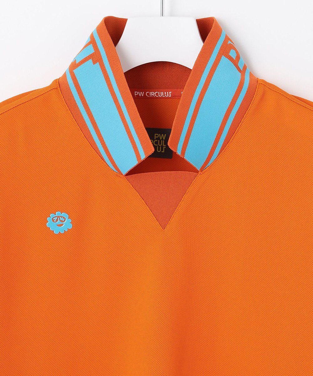 PW CIRCULUS 【MEN】【吸汗速乾】アニマル バックプリント ポロシャツ 