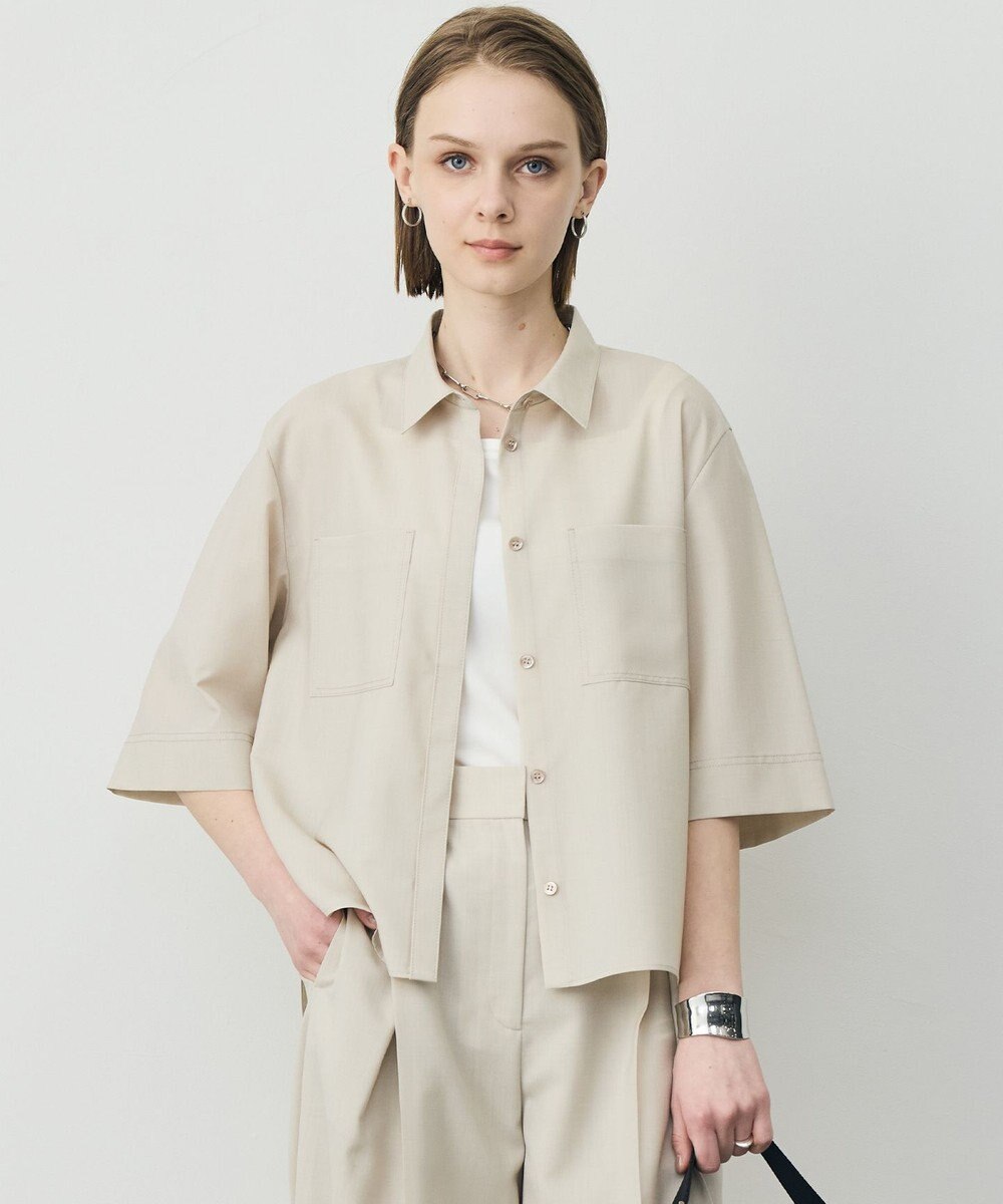 ICB L 【先行予約】ドライクールトロ 5分袖シャツ 