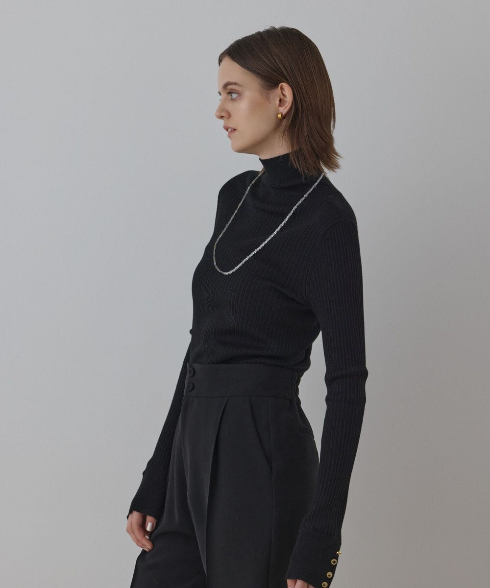 GRACE CONTINENTAL ウールハイゲージニットトップ 