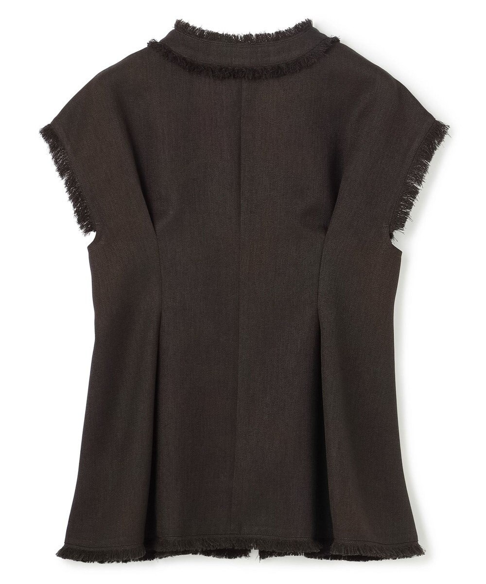 uncrave リネンライクツイル ジレブラウス 