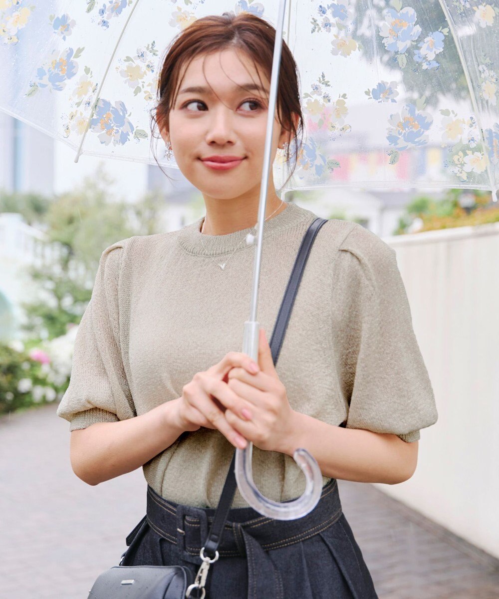 Tiaclasse 【洗える】ラメニットトップス 